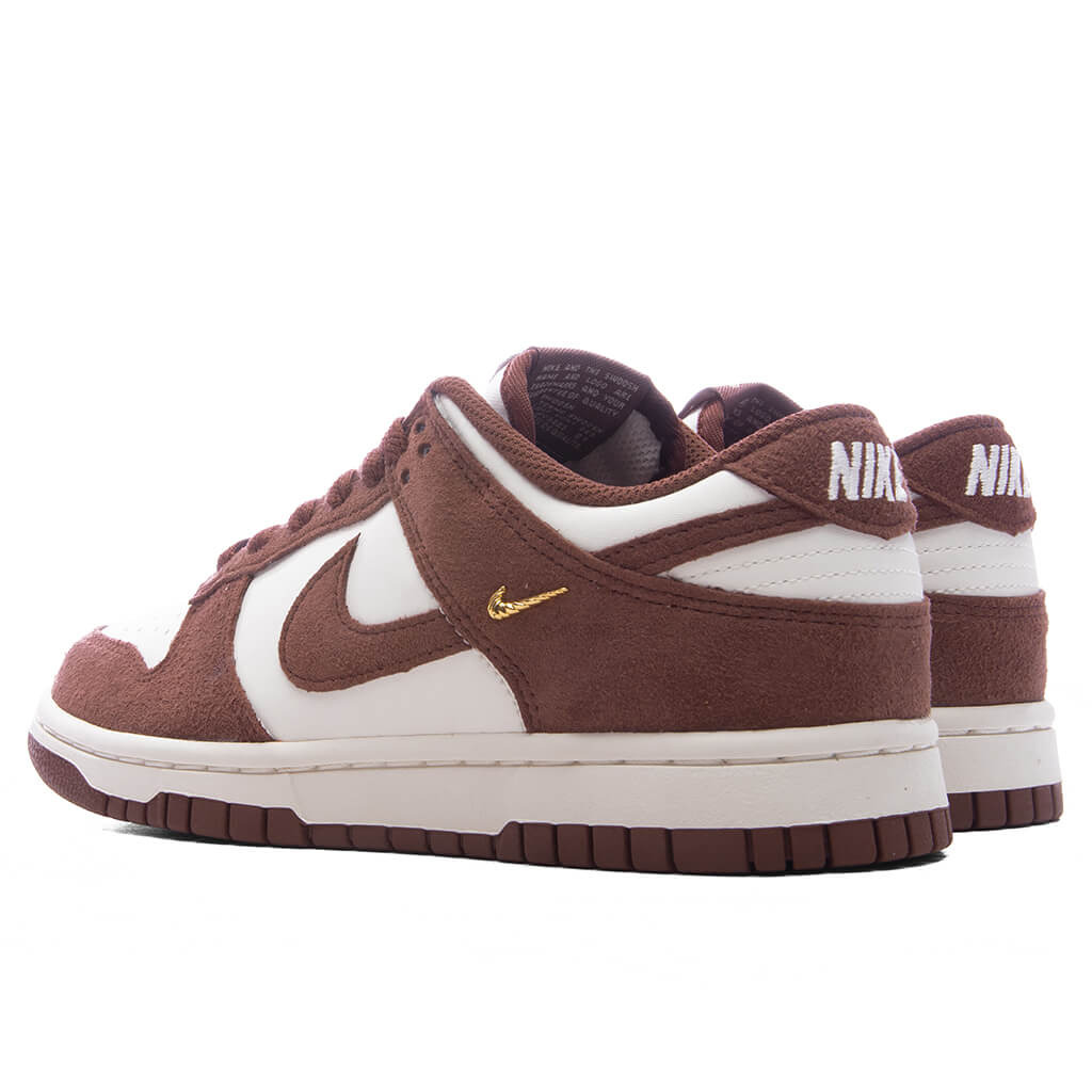WOMEN'S DUNK LOW - SAIL/RED SEPIA/METALLIC GOLD - 3
