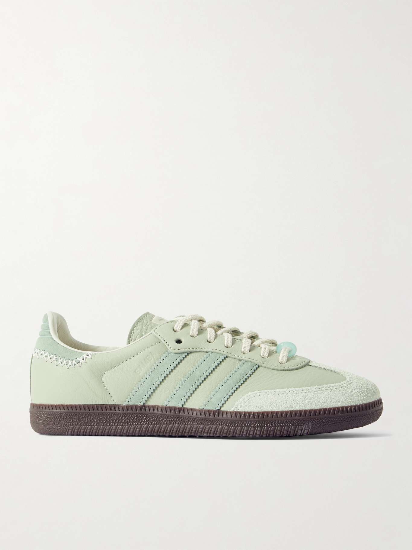 + Maha Samba OG suede-trimmed leather sneakers - 1