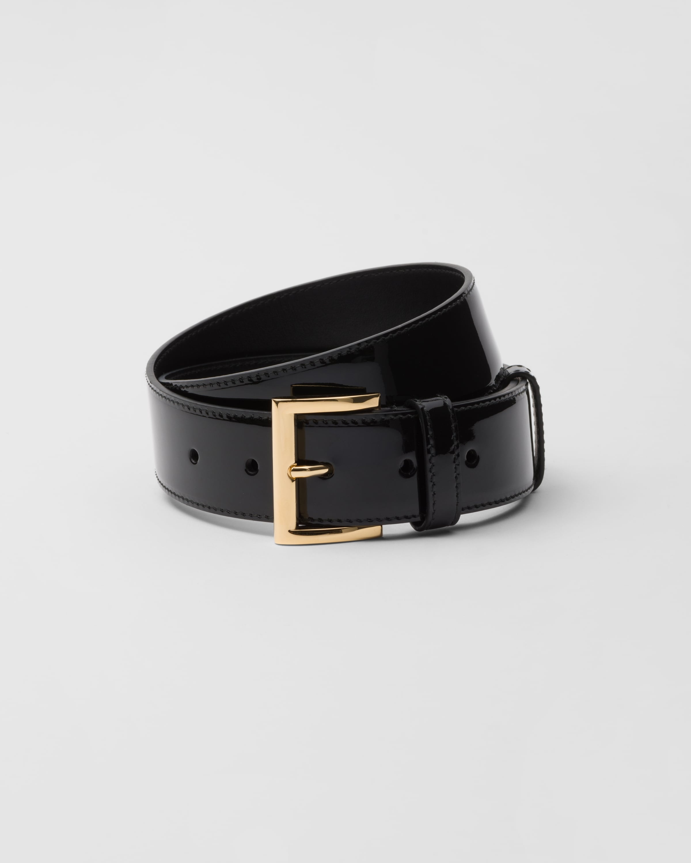 Patent leather belt - 1