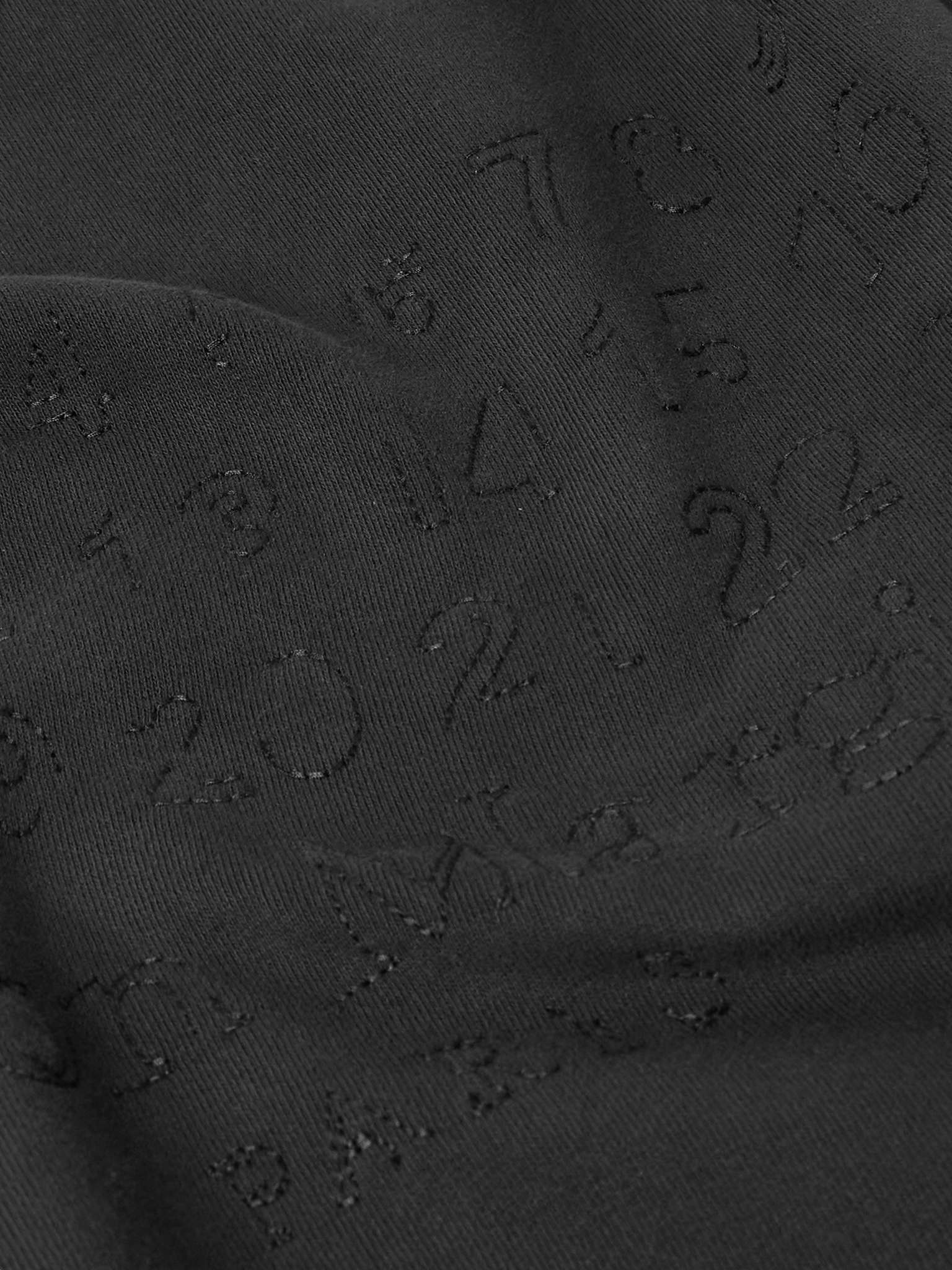 Oversized Logo-Embroidered Cotton-Jersey Sweatshirt - 4