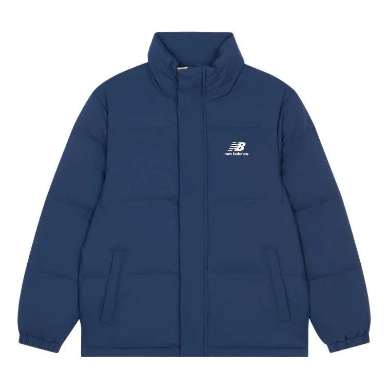 New Balance Essential Logo Puffer Jacket 'Navy' AMJ23345-NNY - 1