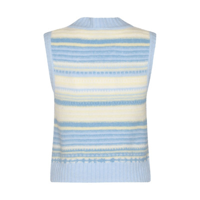 GANNI light blue wool knitwear outlook