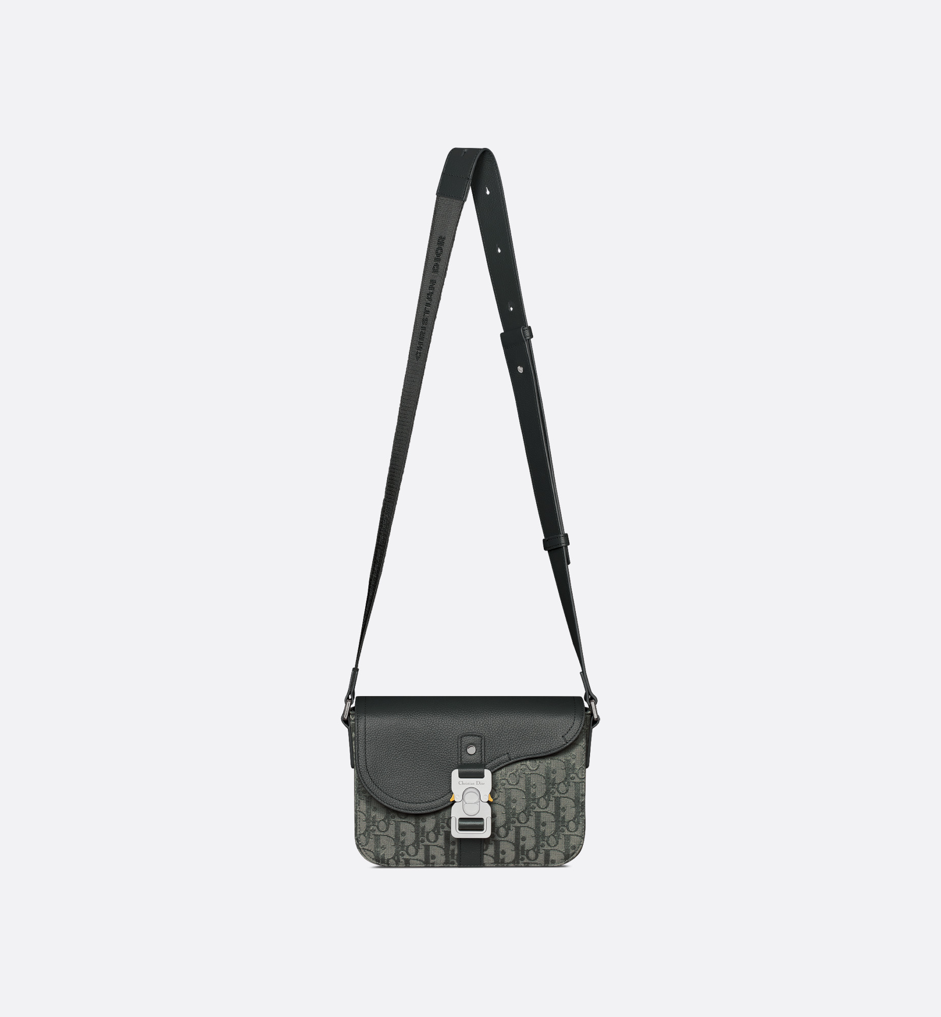 Small Saddle Messenger Bag with Flap - 6