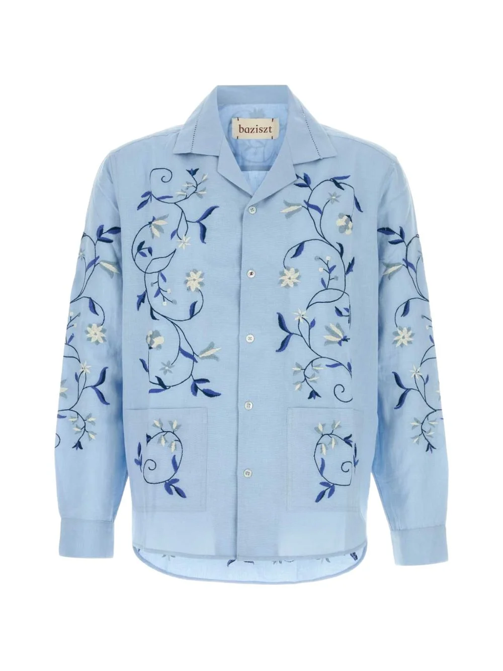 Lotus embroidered shirt - 1