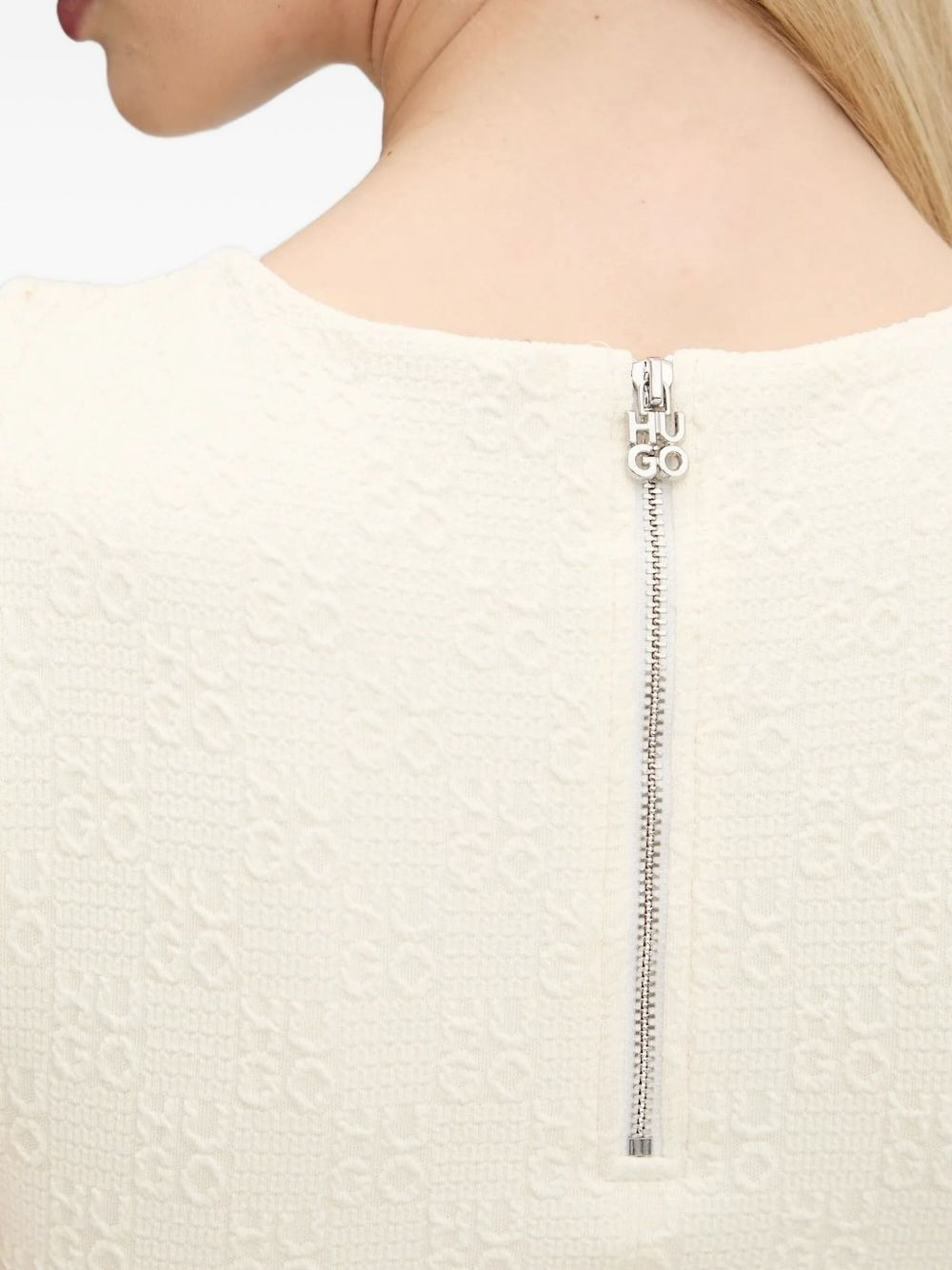 textured sleeveless tank top - 3