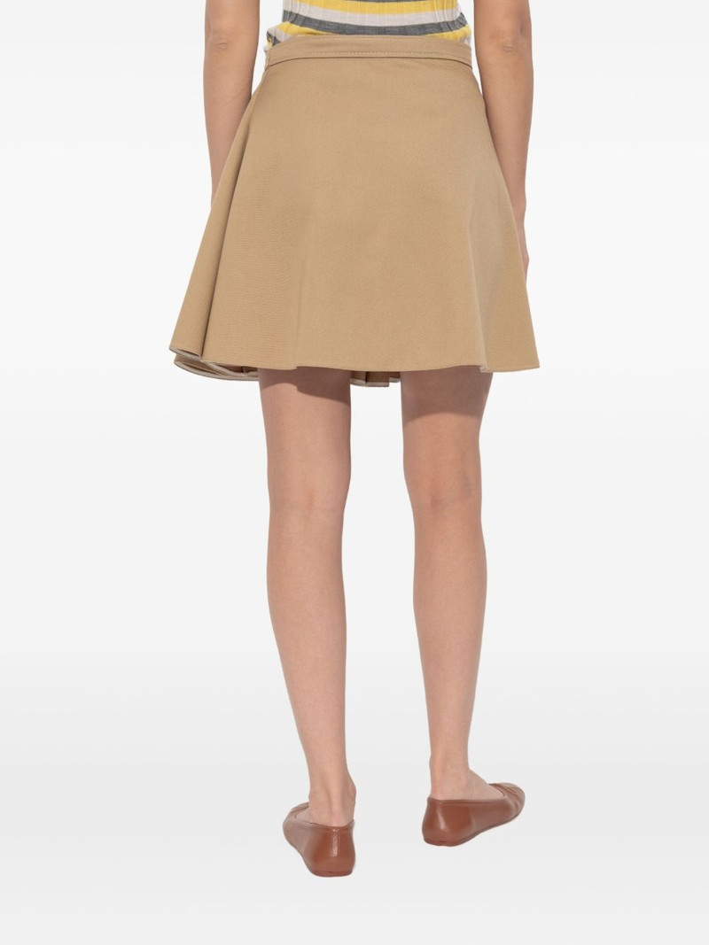 pleated flared skirt 3