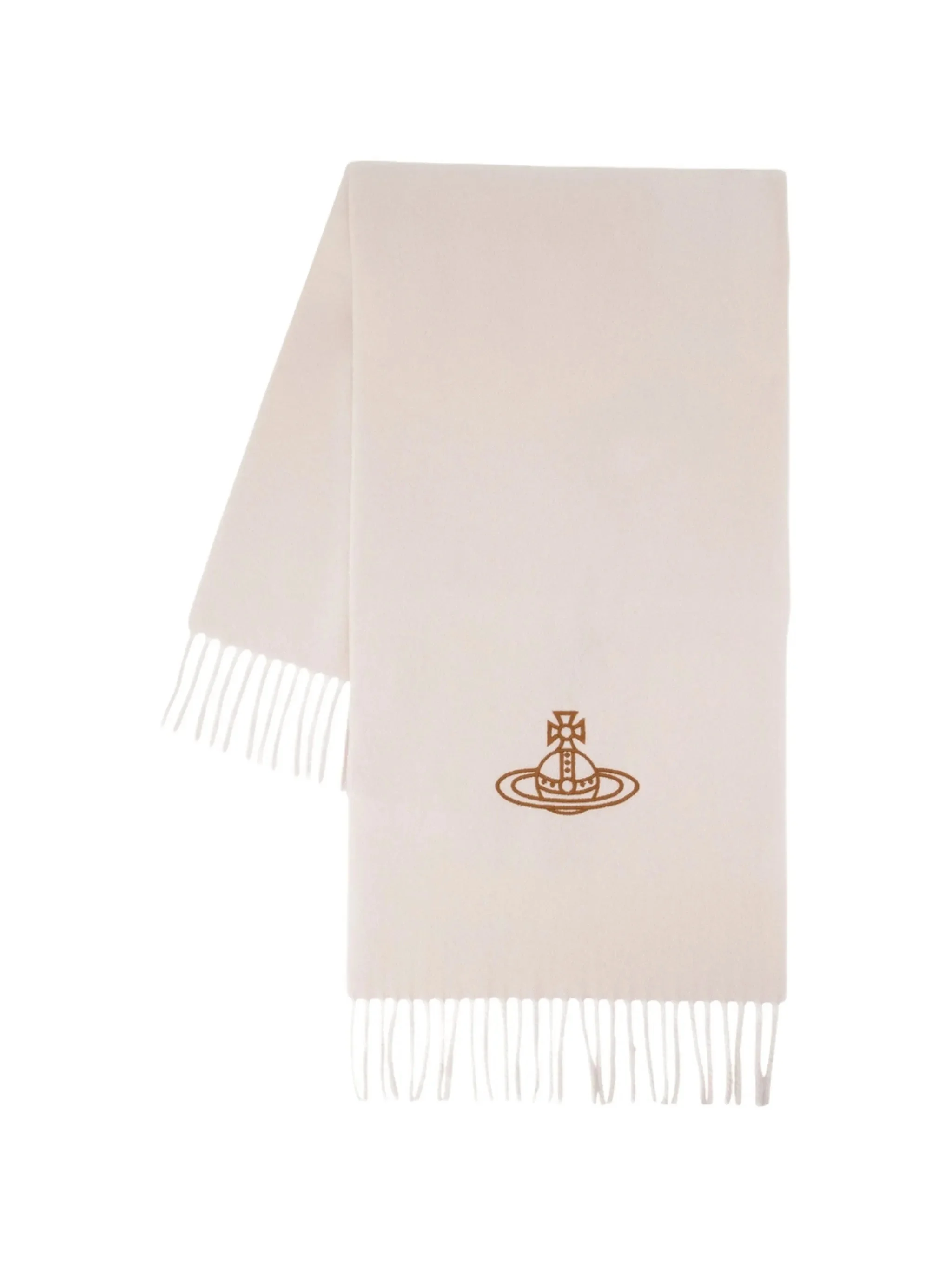 Vivienne Westwood Embroidered Orb Long Scarf - 1