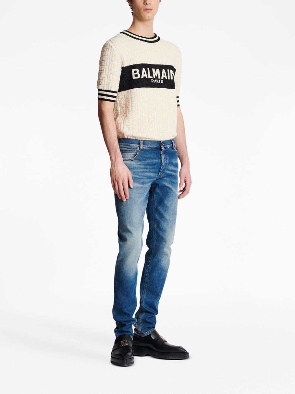 mid-rise slim-fit jeans - 3