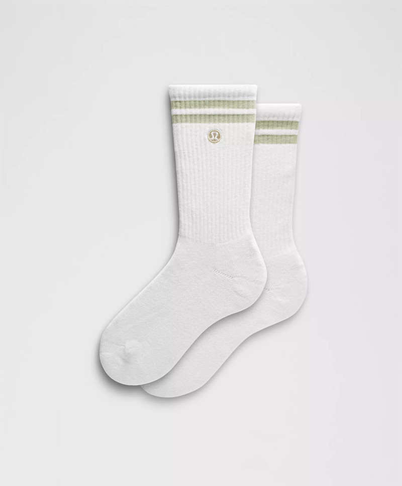 Unisex Daily Essential Crew Socks *Stripe 1