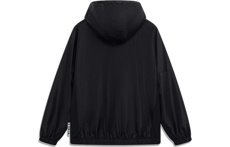 Li-Ning Li-Ning BadFive Woven Hooded Windbreaker 'Black White' AFDT059-4 outlook