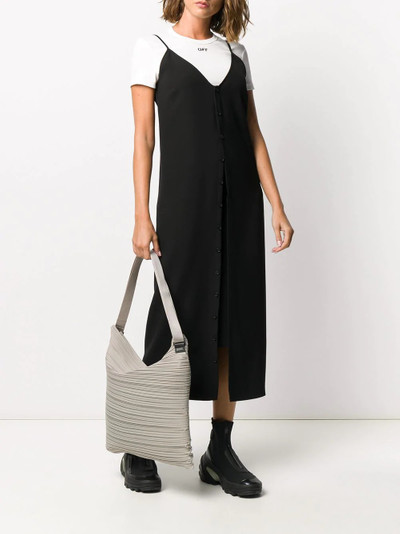 Pleats Please Issey Miyake pleated shoulder bag outlook