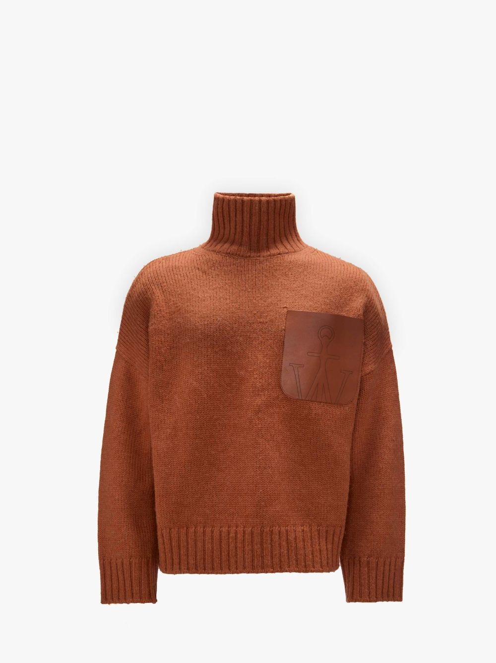PATCH POCKET TURTLENECK SWEATER - 1