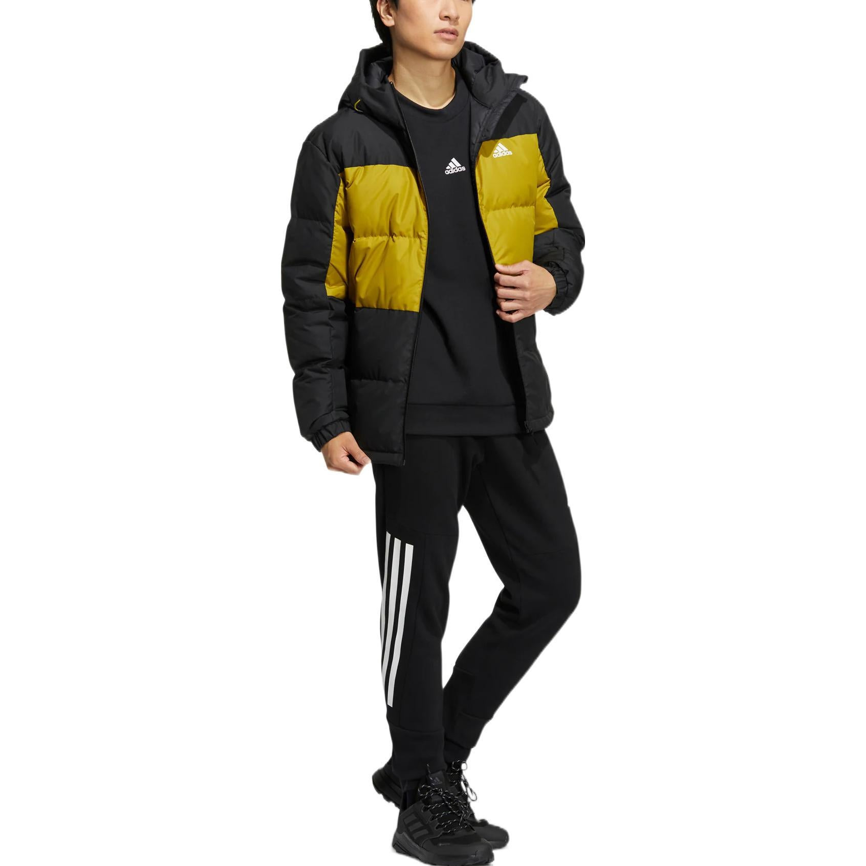 adidas Log 'Black Yellow' HN4407 - 5