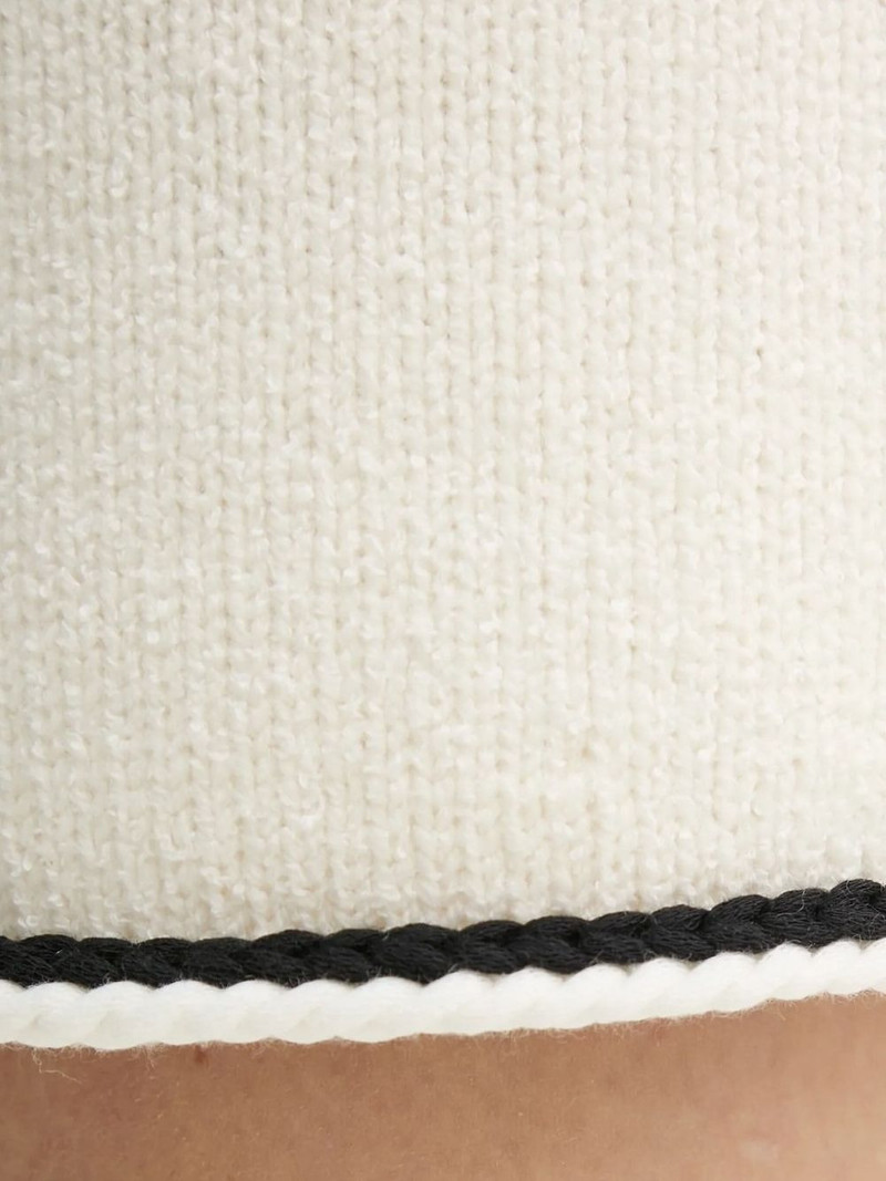 wool-blend knit mini skirt 3