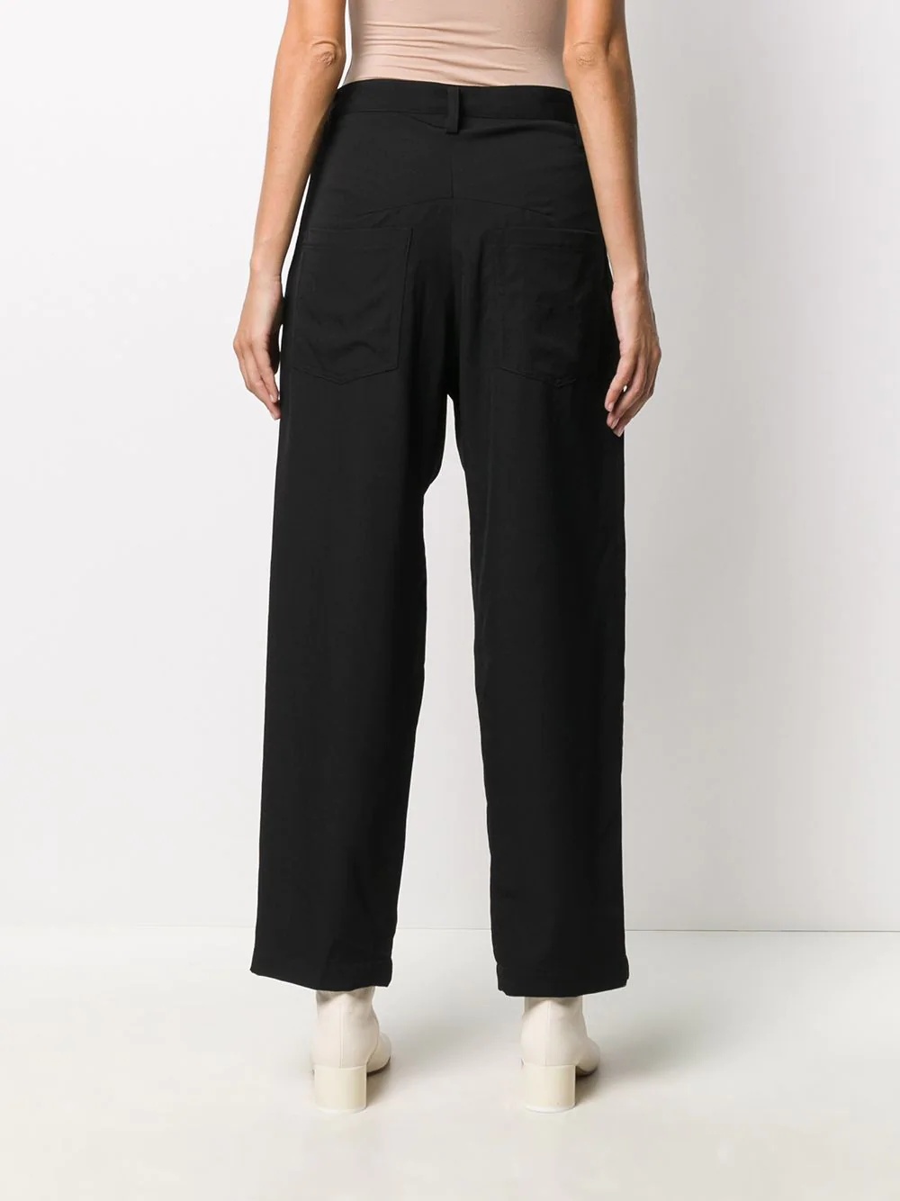 straight-leg trousers - 4