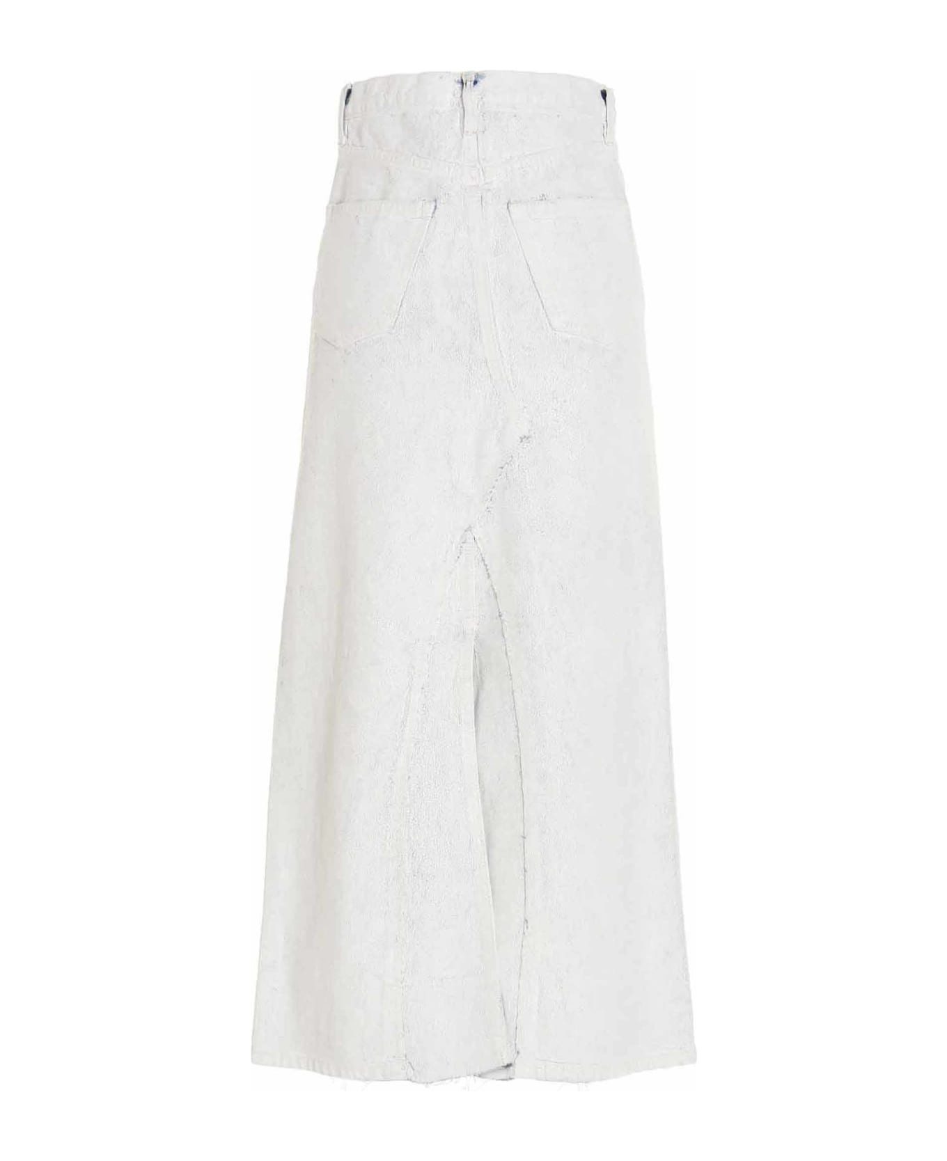 Denim Cotton Skirt - 2