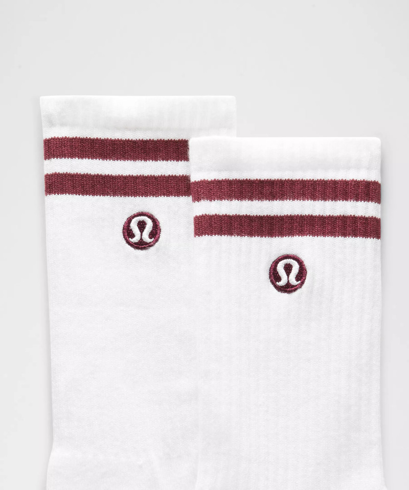 lululemon Unisex Daily Essential Crew Socks *Stripe outlook