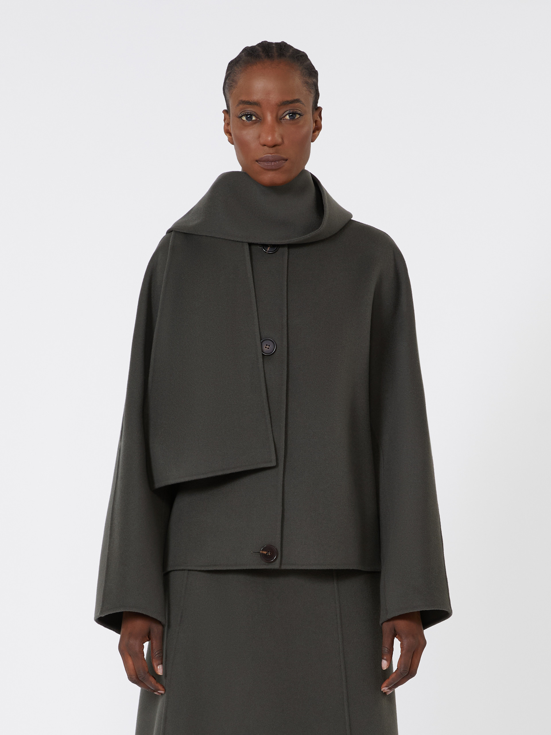 KATE Cropped jacket in double-sided wool - 3