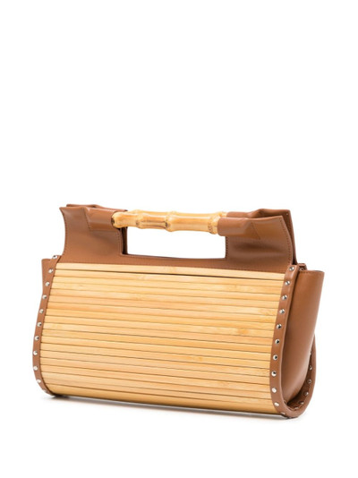 FENG CHEN WANG bamboo faux-leather handbag outlook