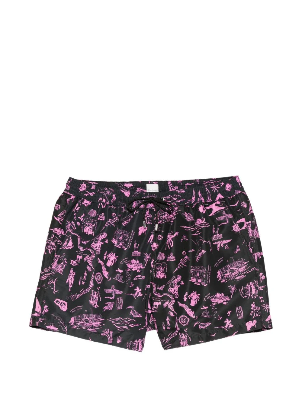 printed swim shorts - 1