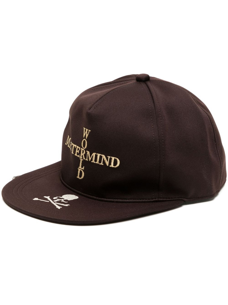 logo-embroidered cap 1