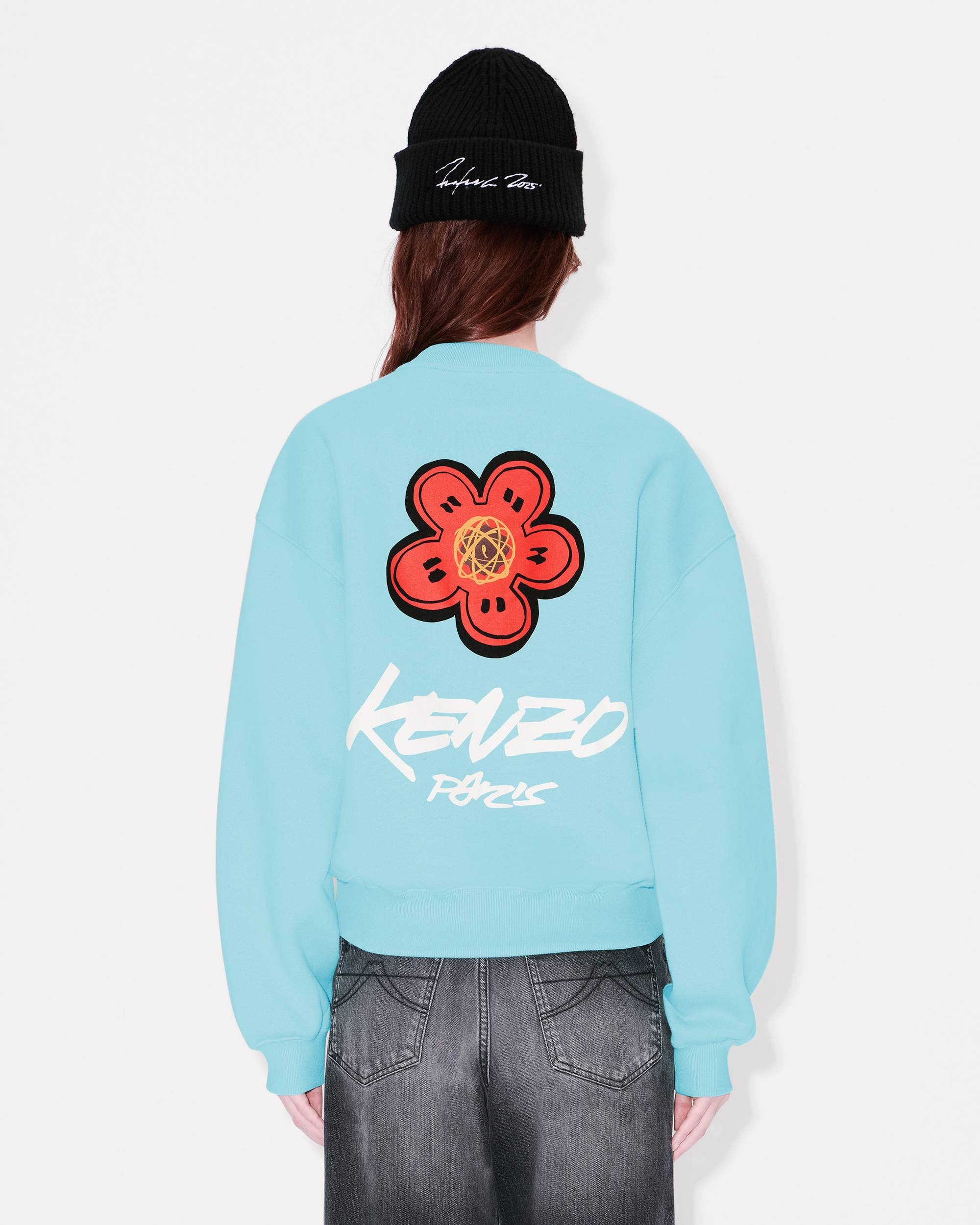 'Kenzo x Futura 2000' oversized cocoon sweatshirt in cotton - 4