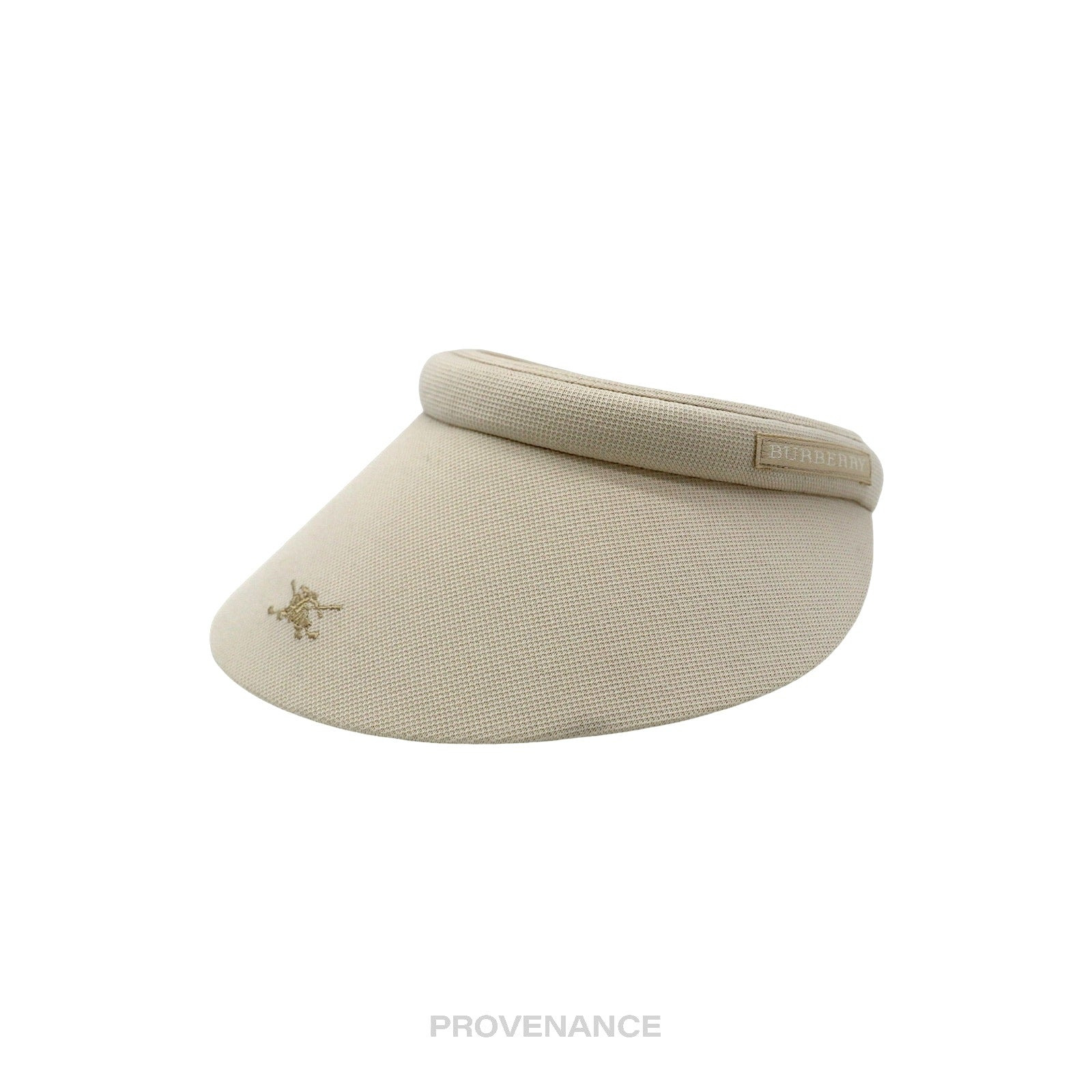 Burberry Knight Logo Golf Visor - Chalk Nova Check - 2