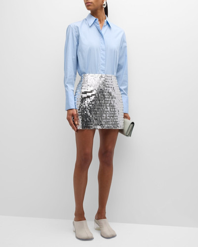 SIMONMILLER Dizzy Sequined Mini Skirt outlook