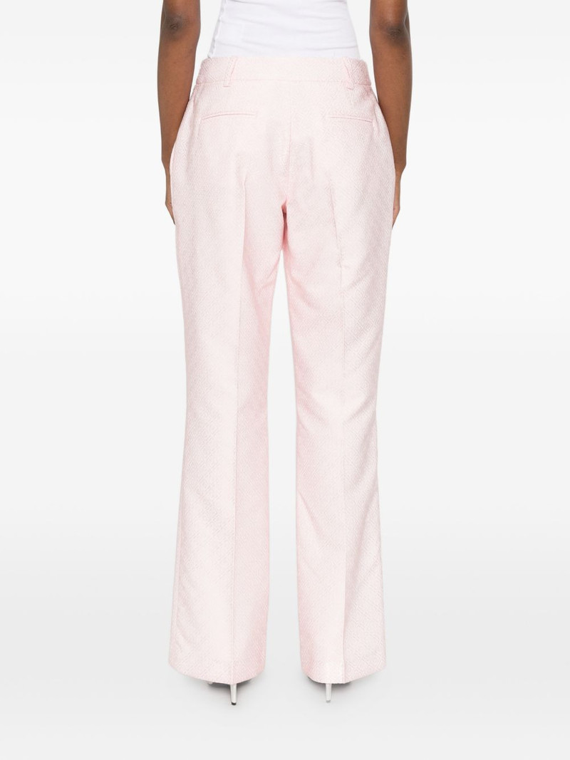 monogram-pattern trousers 4