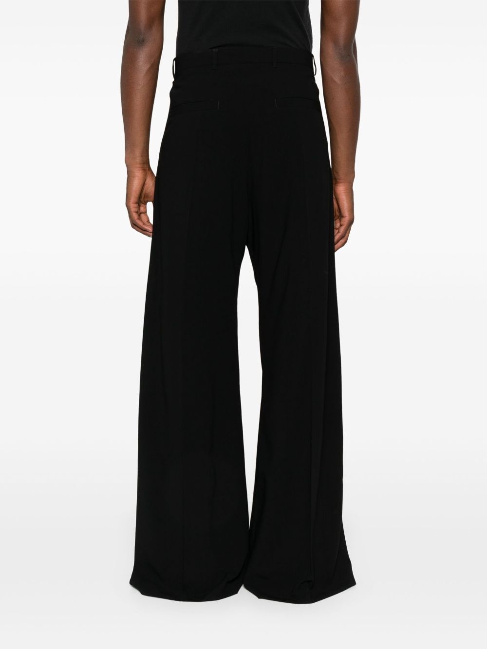 eyelet-detailing pants - 4