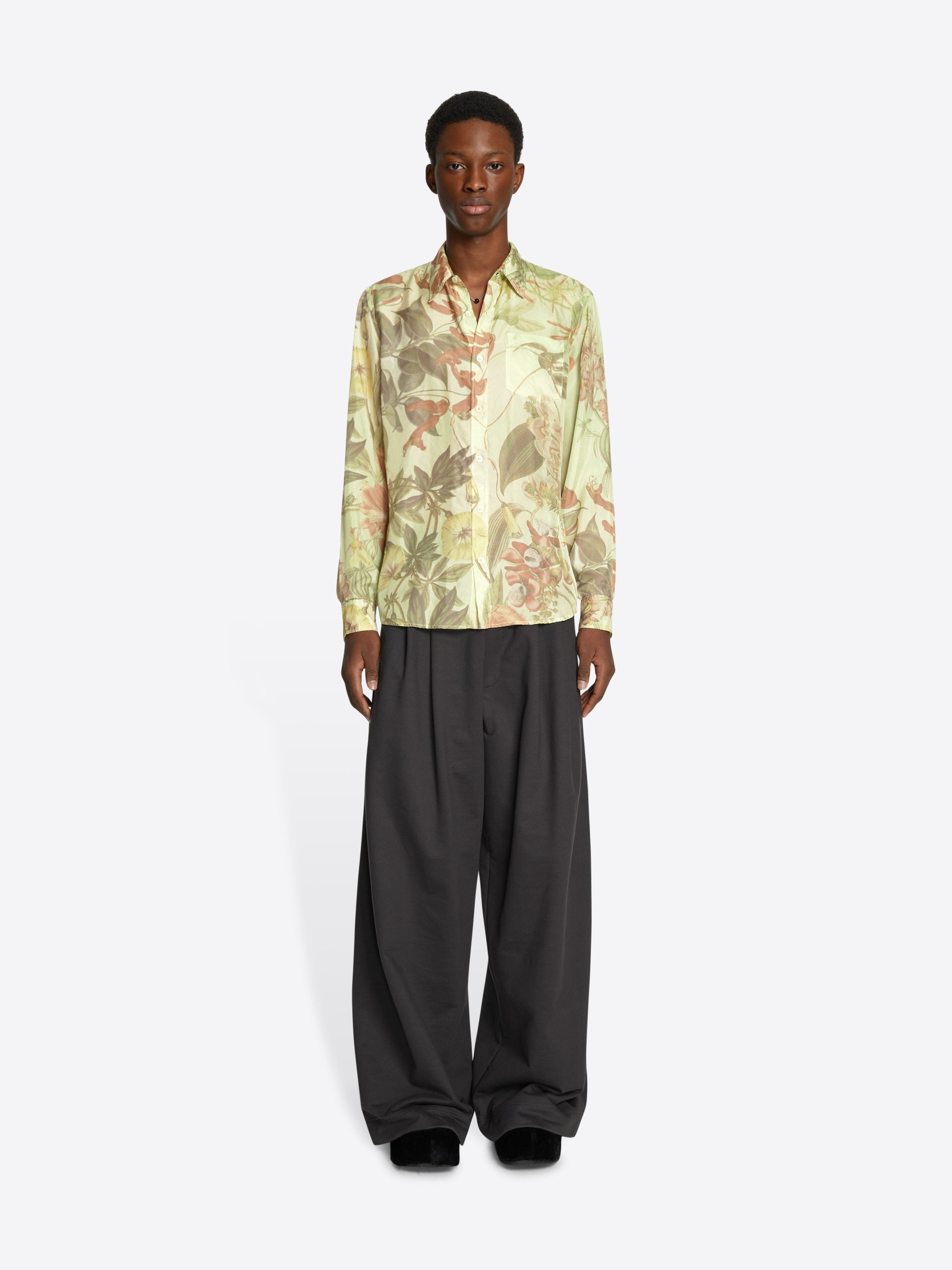 PRINTED FITTED SHIRT - 2