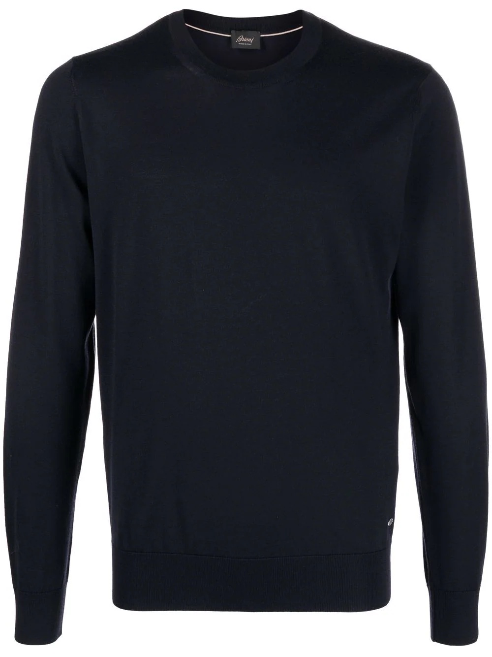 crew-neck wool jumper - 1