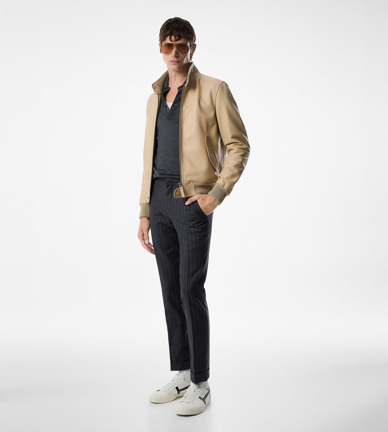TOM FORD GRAIN LEATHER HARRINGTON outlook