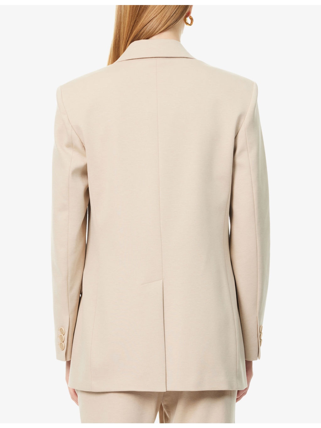 Messina Notch-Lapels Stretch-Woven Blazer - 4