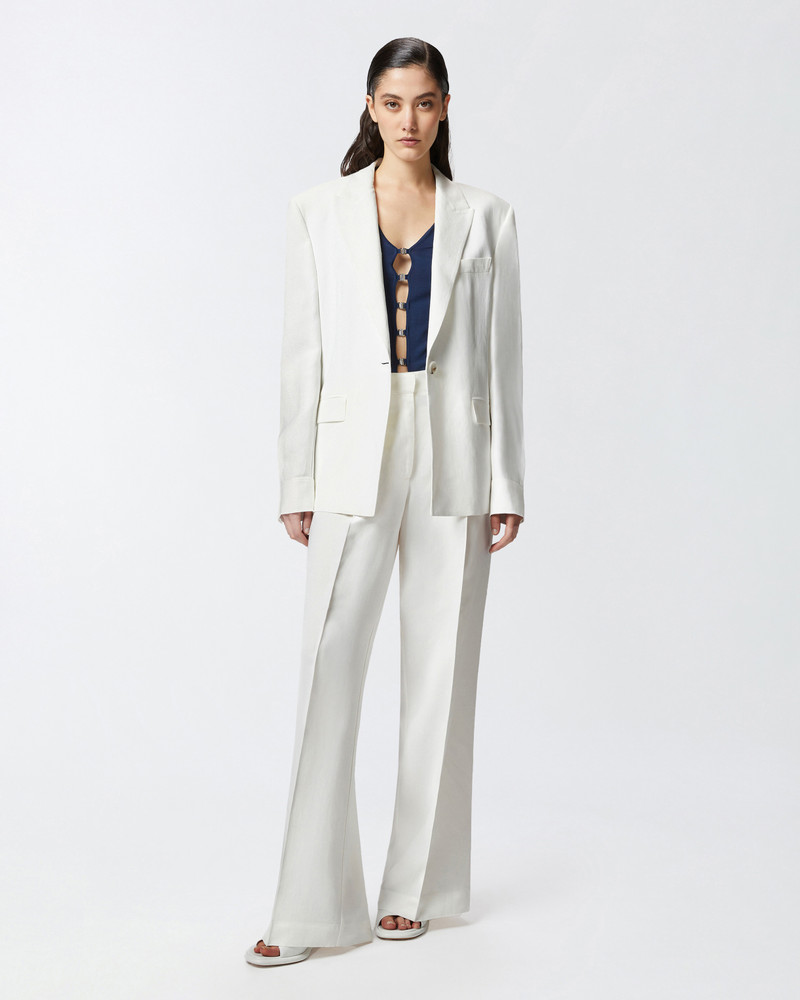 SINGLE-BREASTED BLAZER WITH BACK STRAP 3