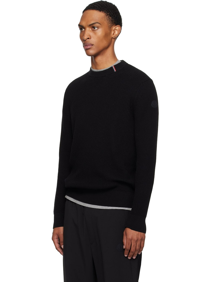 Moncler Black Crew Neck Sweater outlook