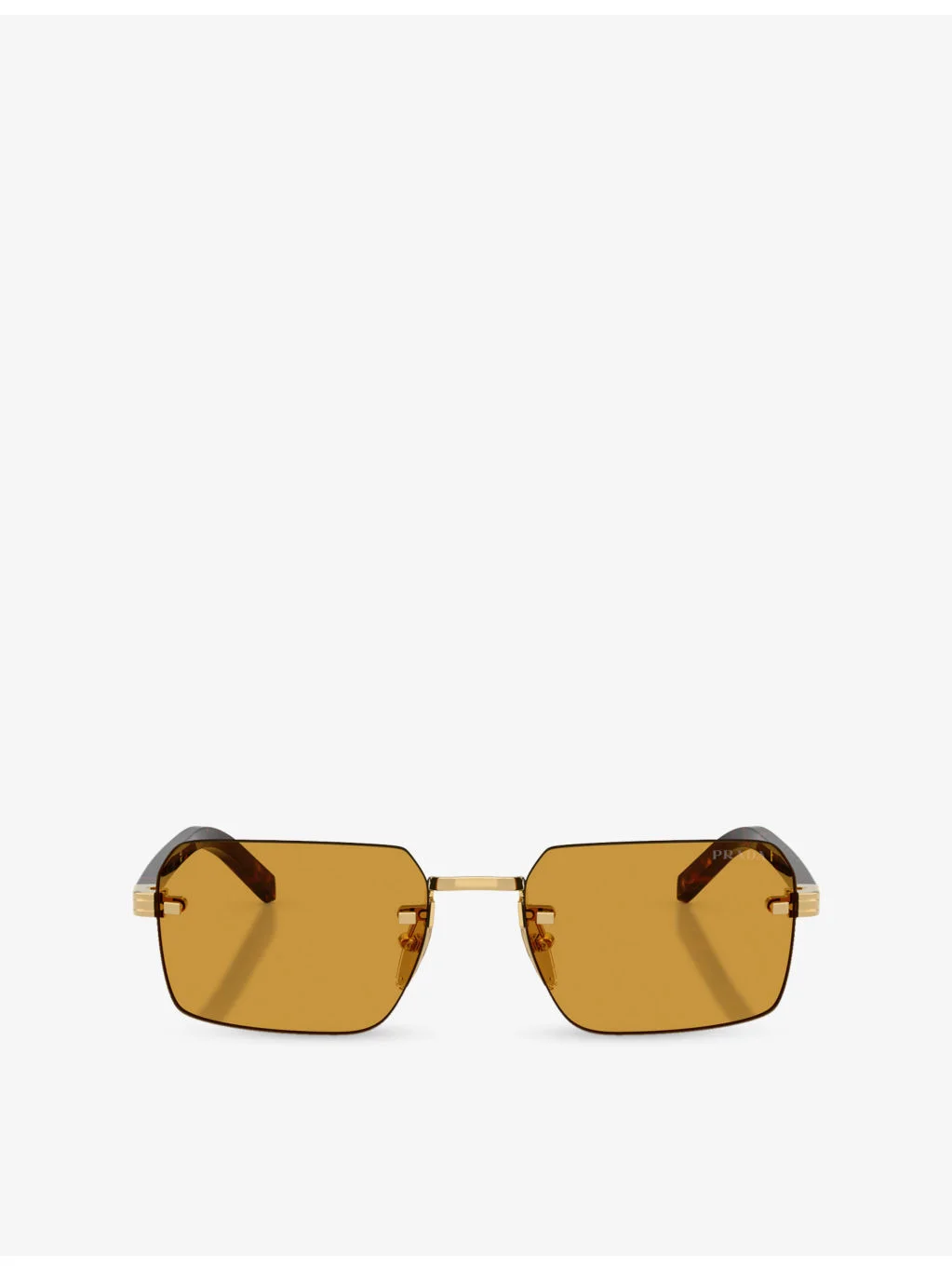 PR D55S Square-Frame Metal Sunglasses - 1
