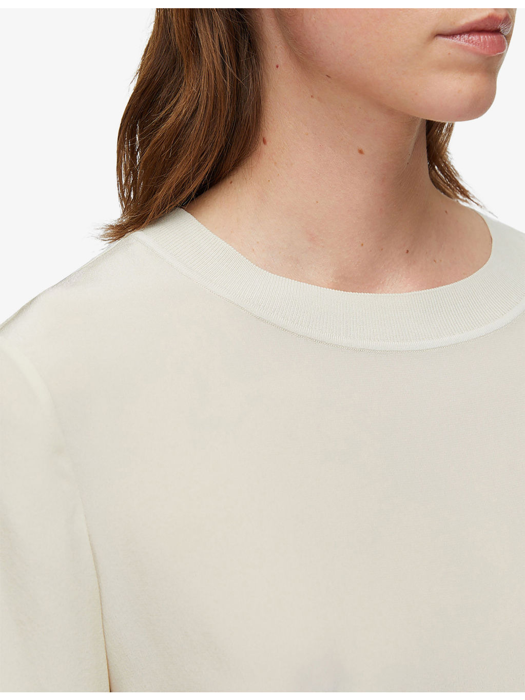 Rubin Crepe de Soie Silk Blouse - 5