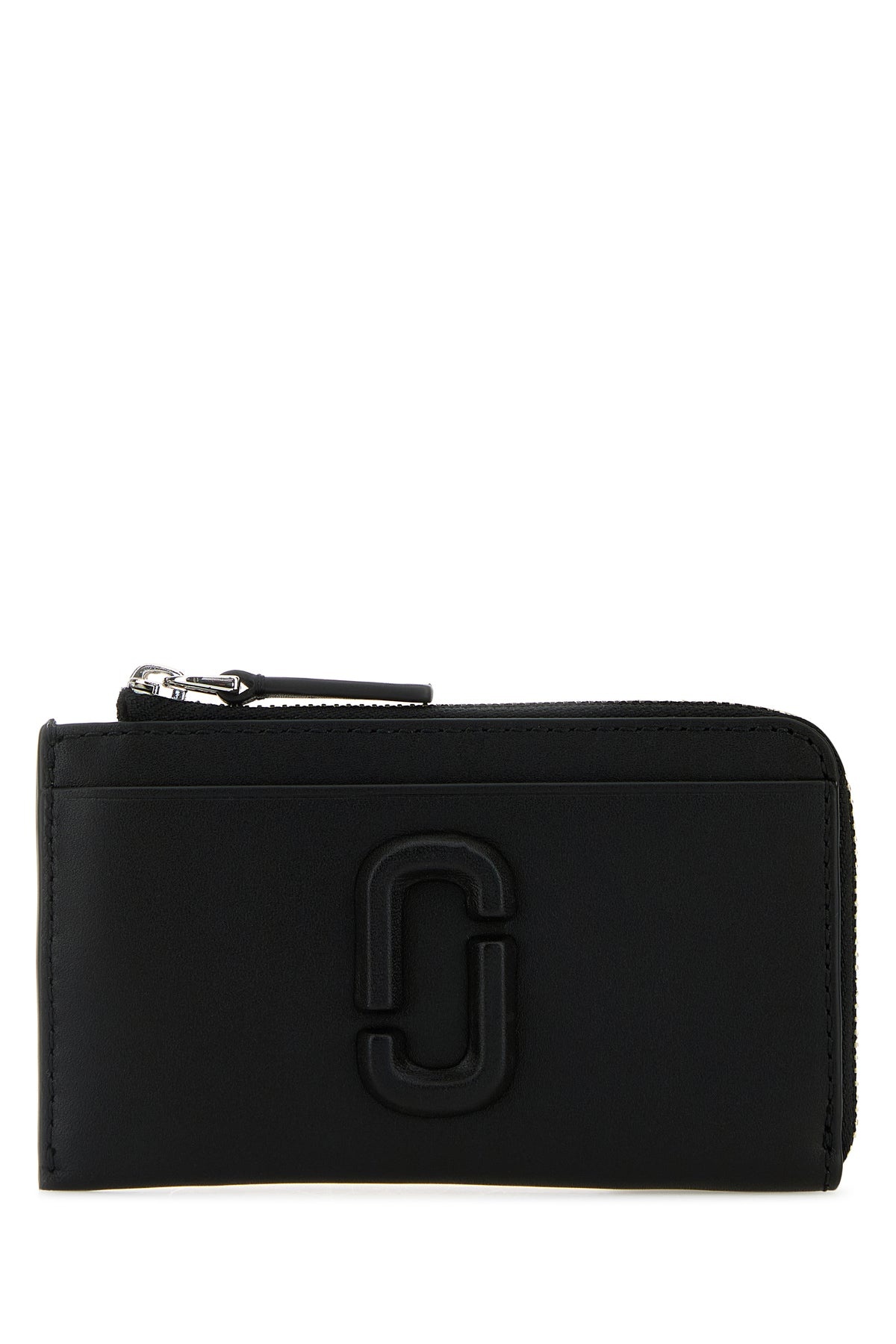 Black leather card holder - 1