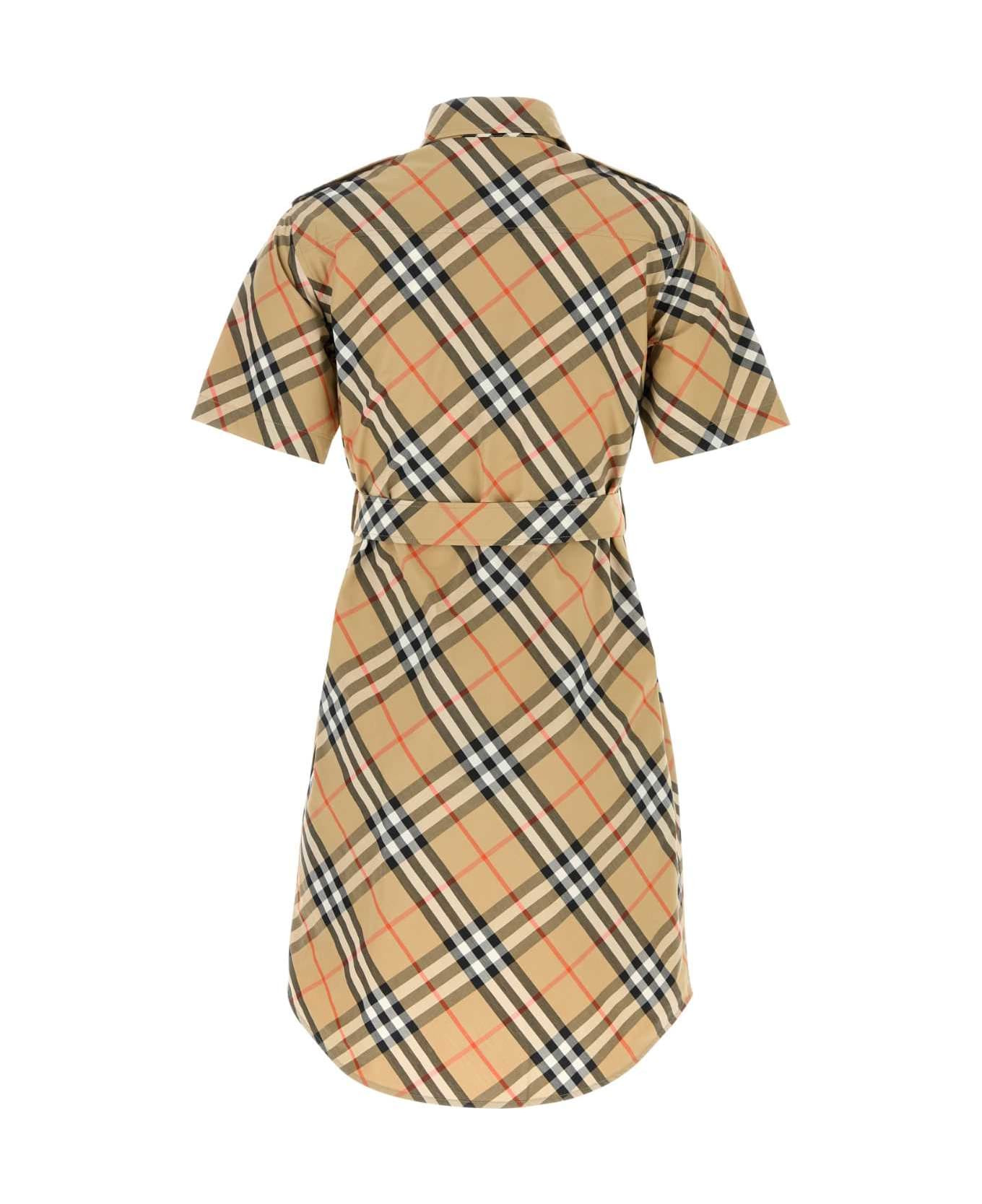 Embroidered Poplin Shirt Dress - 2
