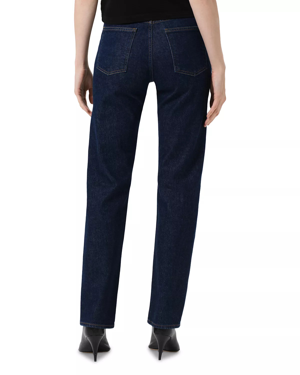 90's Pinch Long Waist High Rise Straight Leg Jeans  in Reissue - 3