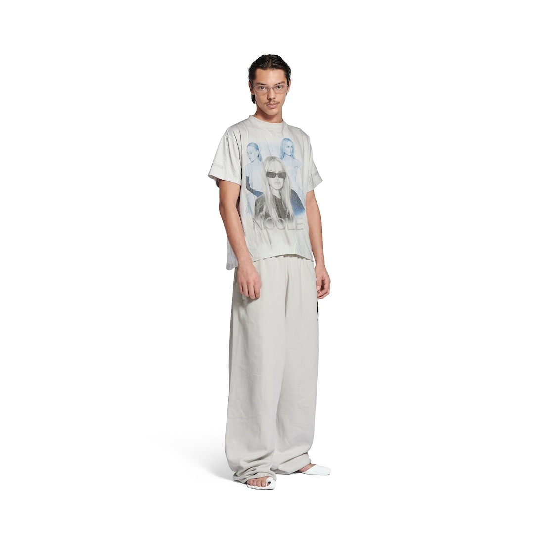 Nicole Boxy T-shirt in White - 4