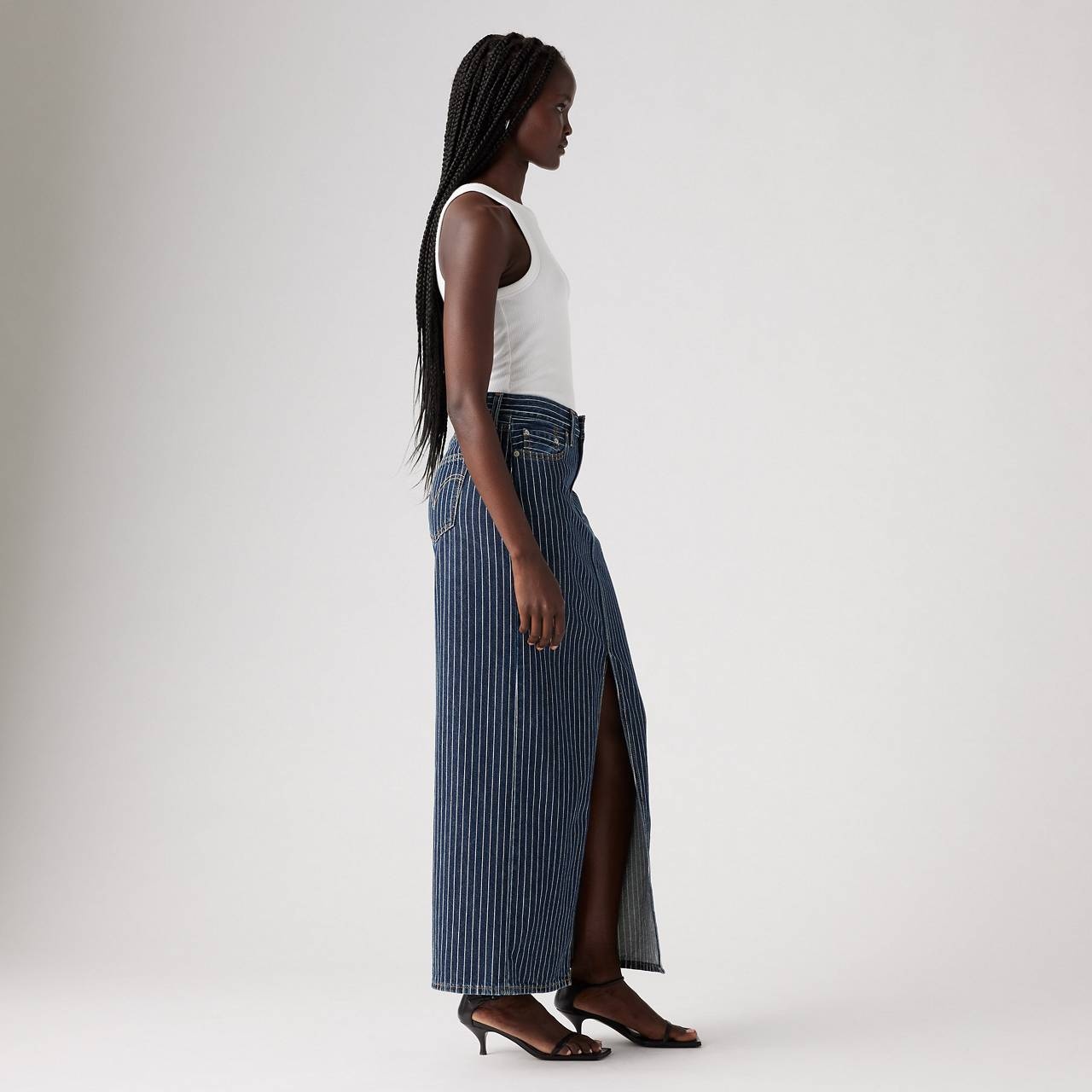 ANKLE COLUMN SKIRT - 6