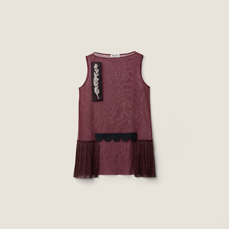Embellished tulle dress 1