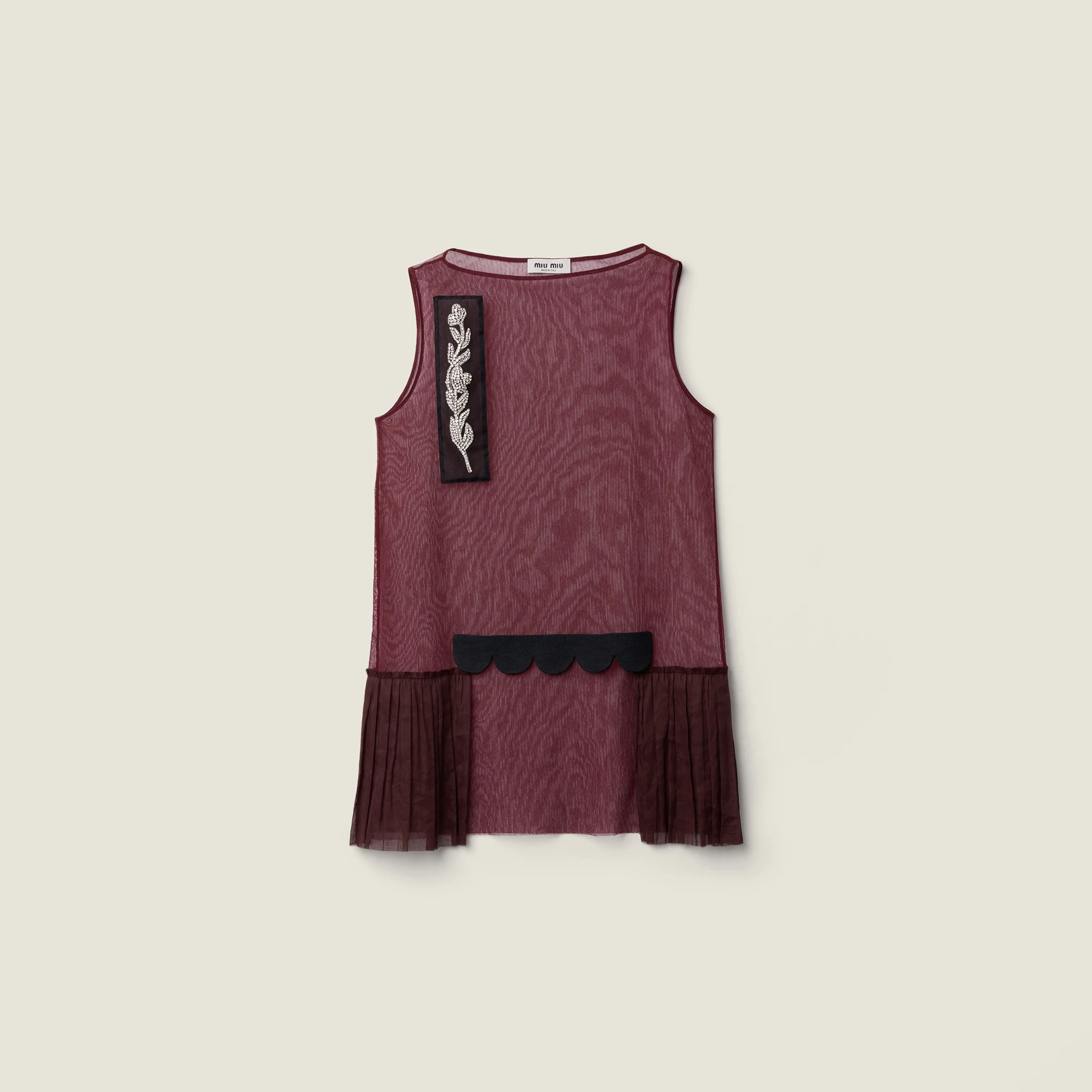 Embellished tulle dress - 1