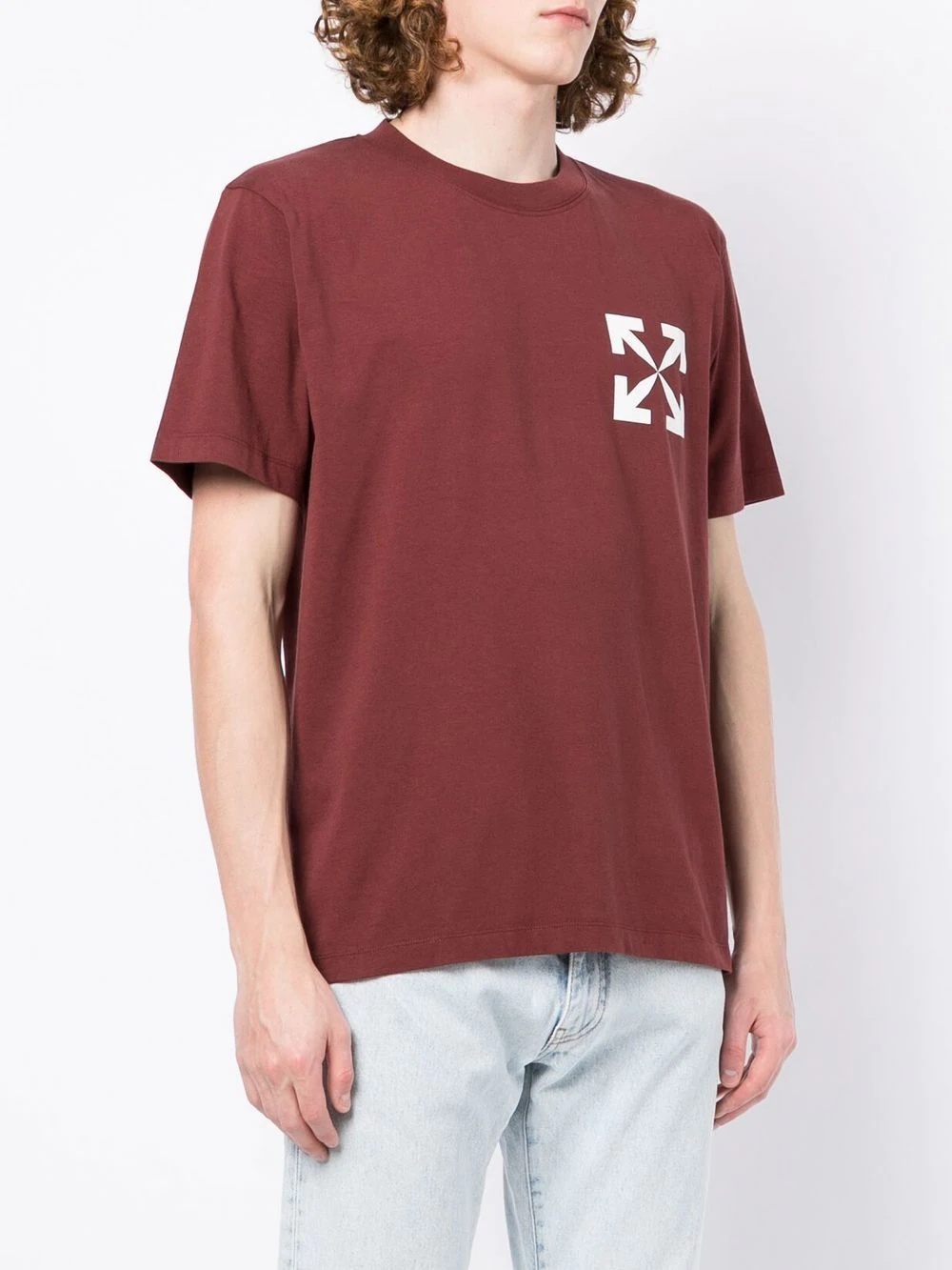Arrows-print cotton T-shirt - 4
