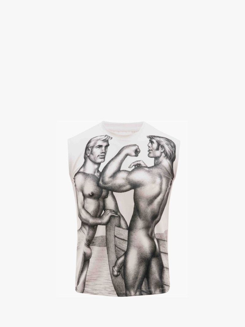TOM OF FINLAND FITTED SLEEVELESS TANK TOP 1