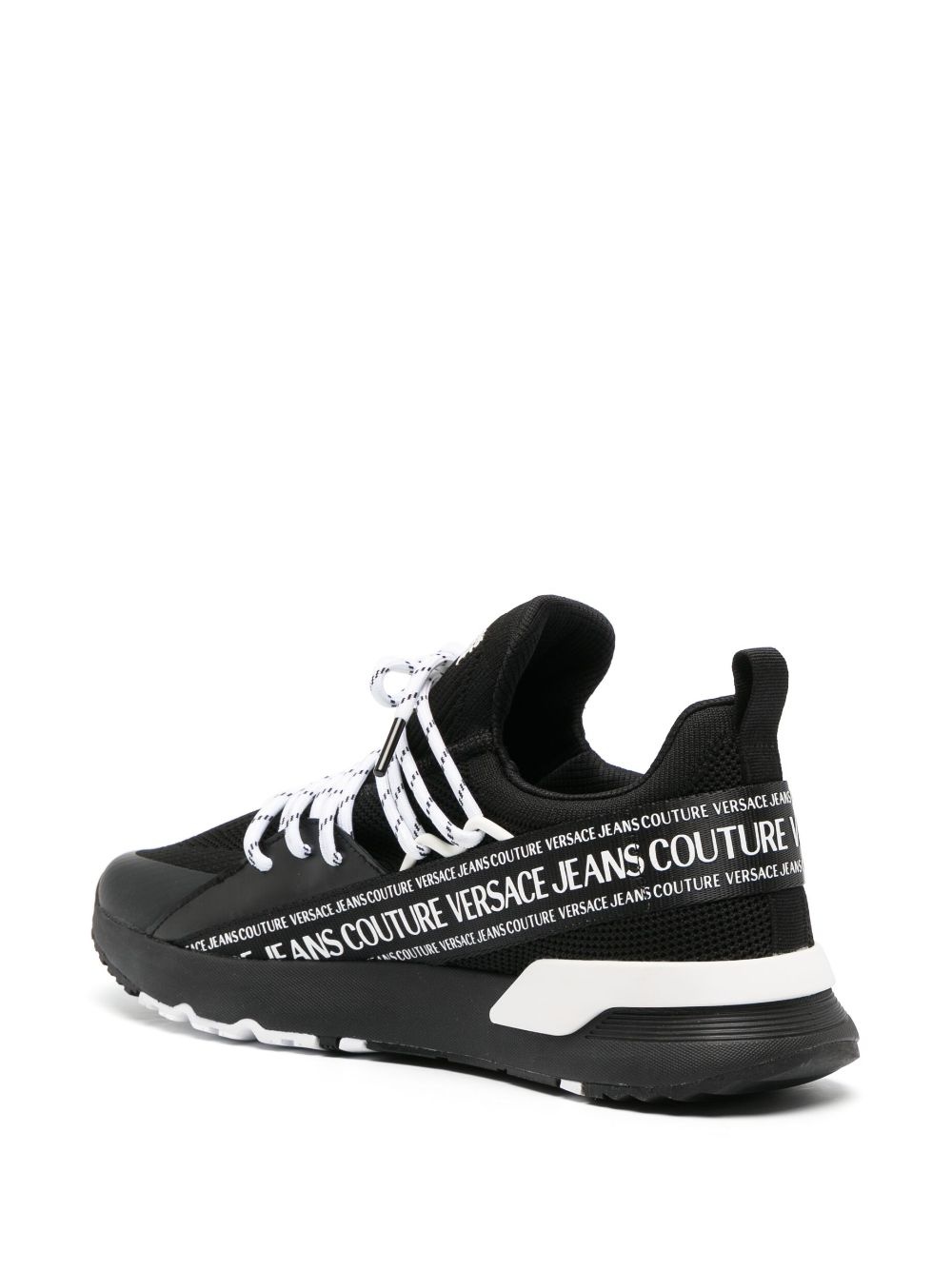 logo-print low-top sneakers - 3