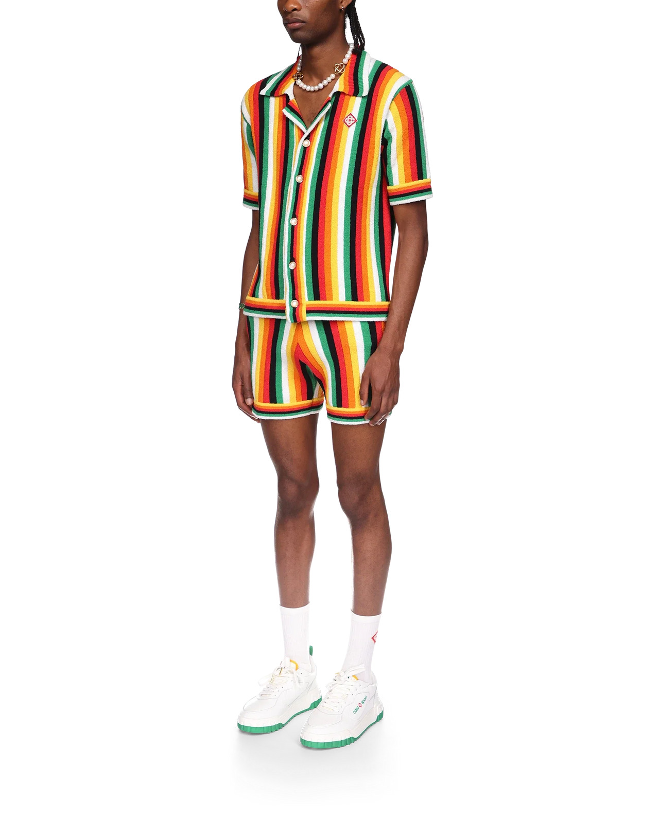 Striped Towelling Shirt - 3