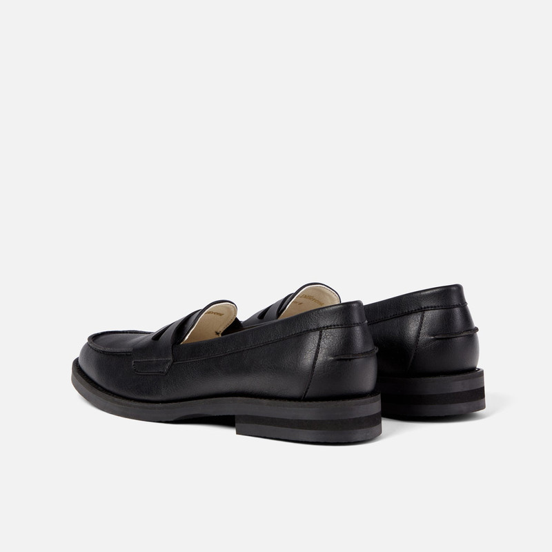 Wilde Black Vegan Penny Loafer - Women's 5